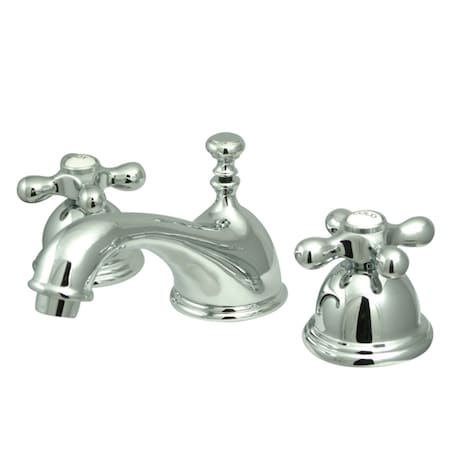 Kingston Brass KS3961AX 8" Widespread Bathroom Faucet, Polished Chrome KS3961AX